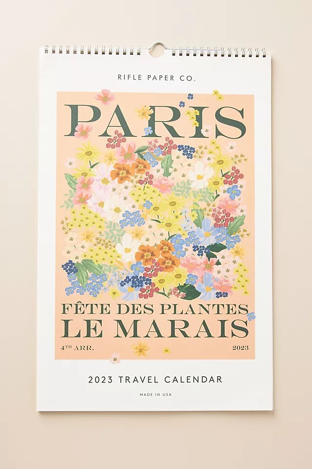 Rifle Paper Co. 2023 Fete des Plantes Wall Calendar